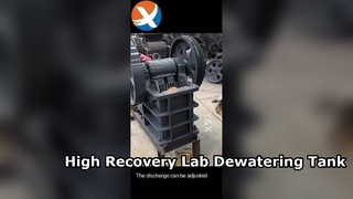 Réservoir de déshydratation magnétique de laboratoire XCTS 300 pour les tests de minerai